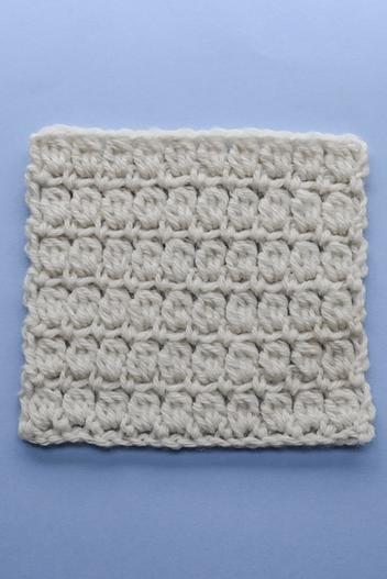 Pretty Crochet Stitch Pattern - Free Soft Cluster Stitch - Only As